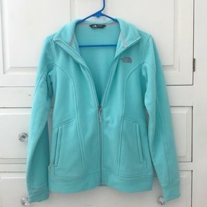 Aqua (lighter blue) North Face Jacket